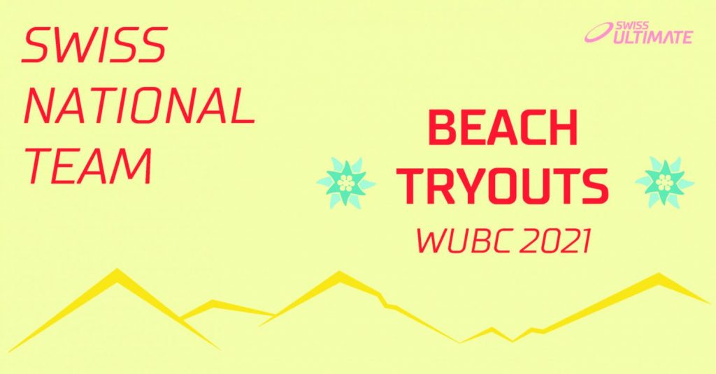 Tryouts Beach Ultimate Nationalteam 2021